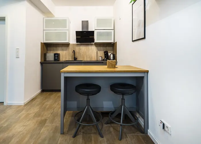 Boardinghaus Gruenefeld W5 I By Wooon I P I Kueche I Smart Tv Lejlighed Mettingen (North Rhine-Westphalia)